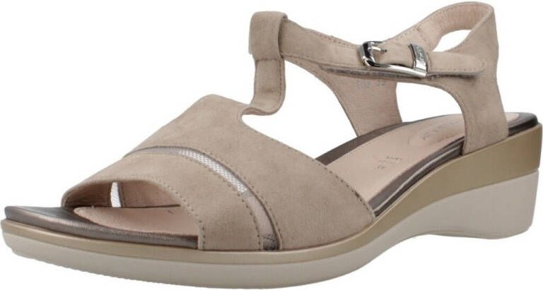 Stonefly Sandalen met sleehak Vanity Iii 21 Goat Suede