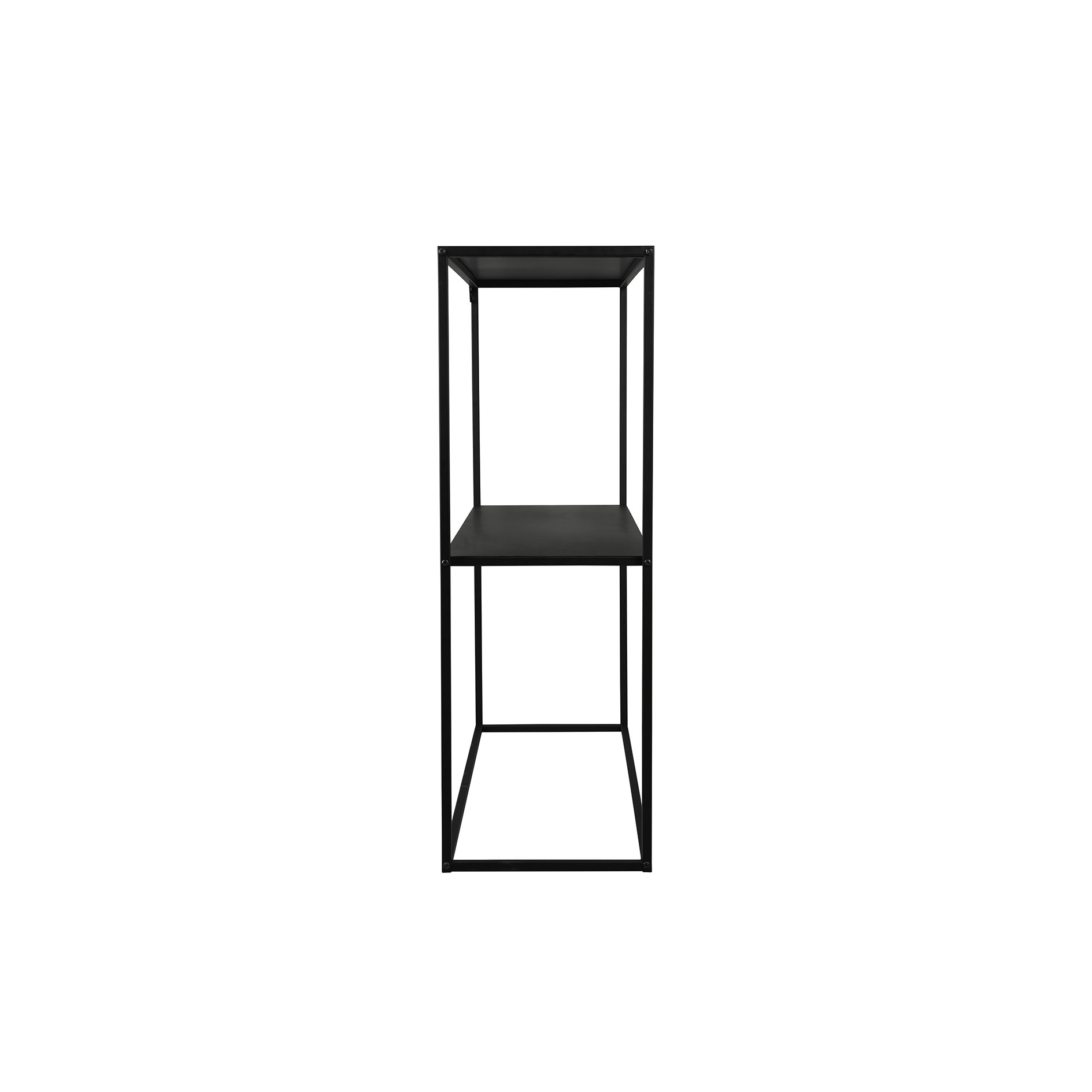 Konsolentisch - schwarz - Metall - 80 cm