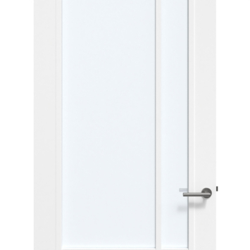Arne & Bodil binnendeur ABD521 satijnglas - wit afgelakt - glaslat wit