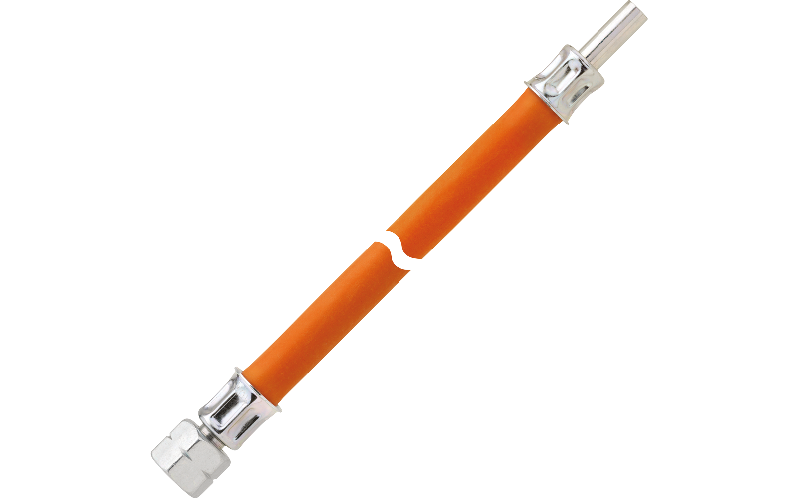 GOK Mitteldruckschlauchleitung Gas Überwurfmutter G 1/4 LH auf RST 8 800 mm