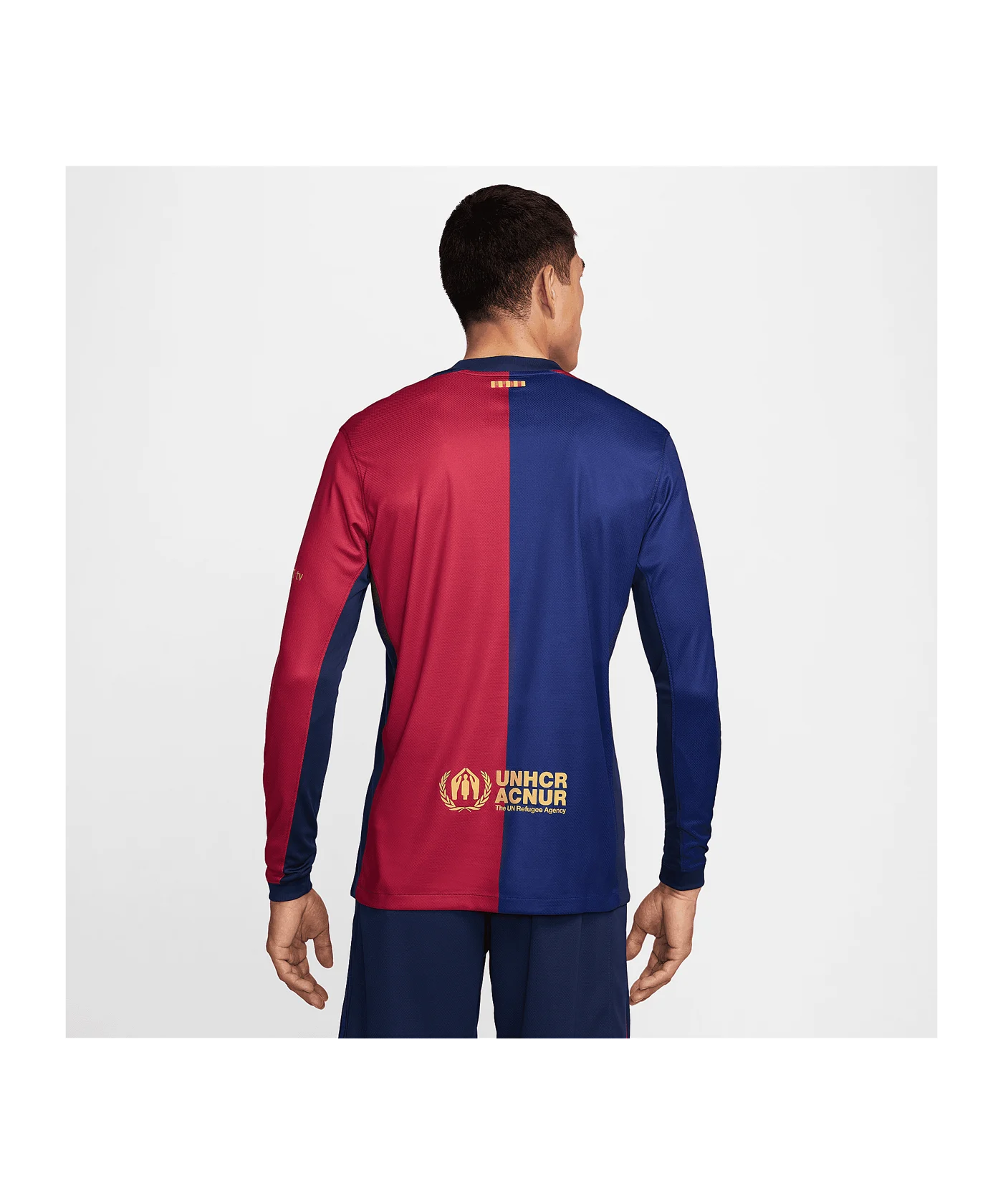 Nike FC Barcelona Trikot langarm Heim 2024/2025 Blau F456
