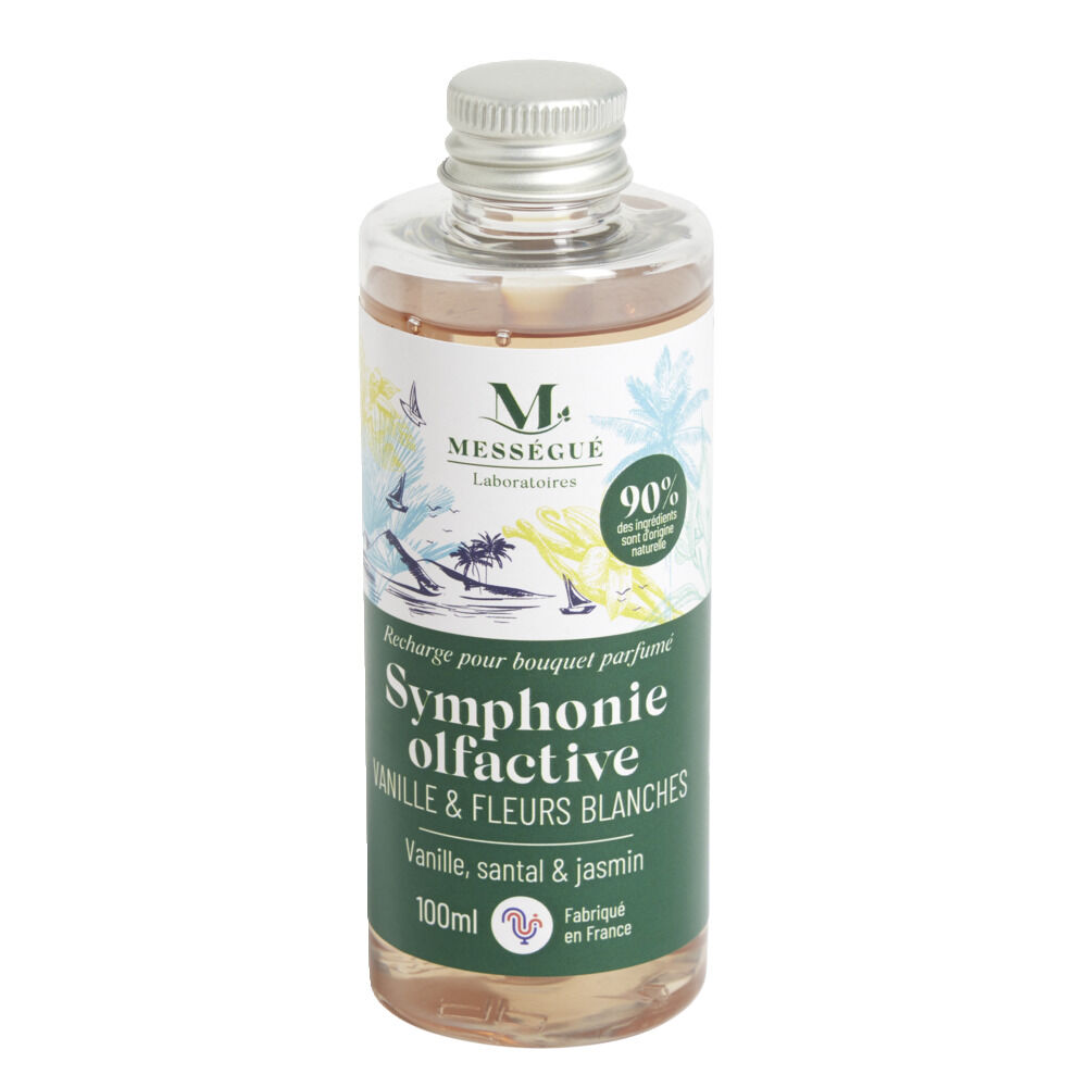 Désodorisant recharge Mességué 100ml bouquet fleurs blanches