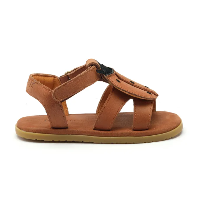 Donsje Sandales Iles Sky Coccinelle Cuir | Marron