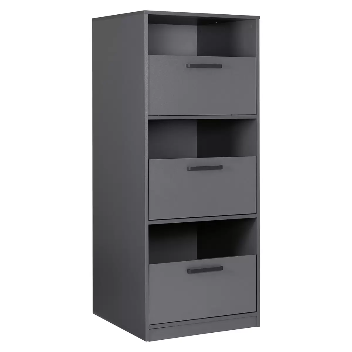 Wäscheschrank Galleria Nero Anthrazit