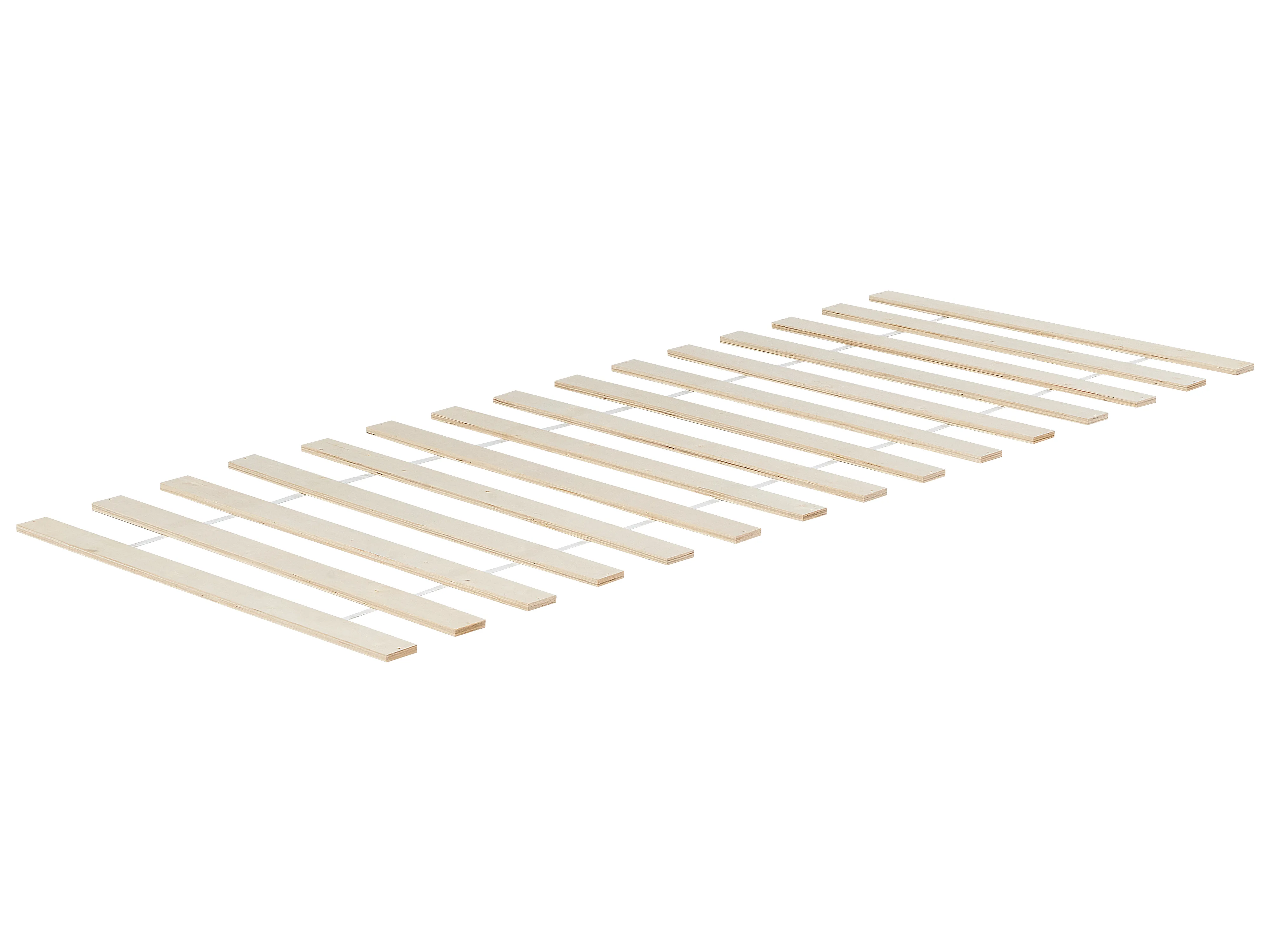 Bed Dennenhout BONNAC 90 x 200 cm Wit