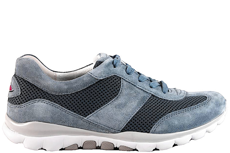 GABOR ROLLING SOFT SKO I LYSEBLÅT NUBUCK