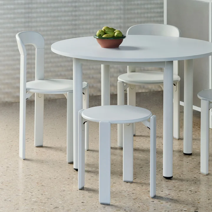 HAY - Annex Esstisch Ø 110 cm, weiss / cremeweiss