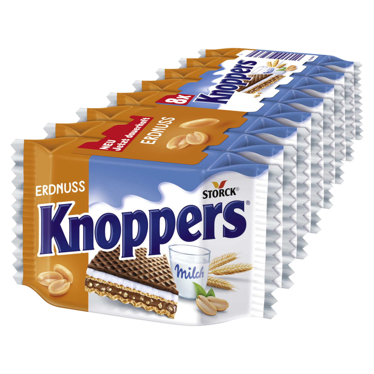 Knoppers Erdnuss 8x25g