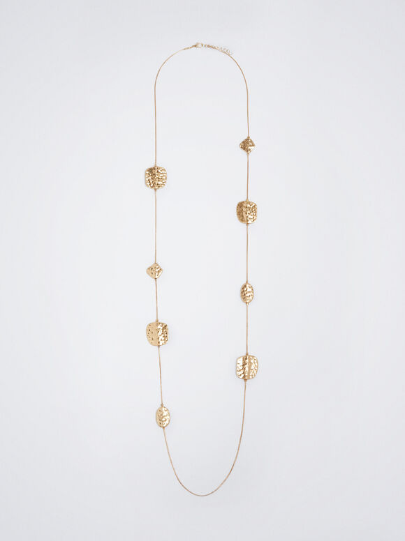 Colar Largo Dourado - Dourado