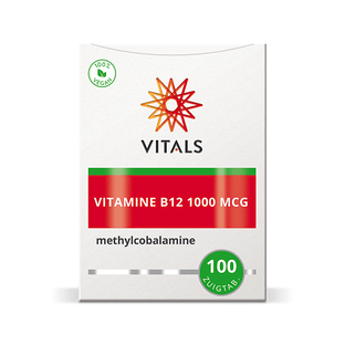 Vitals Vitamine B12 1000mcg Zuigtabletten 100TB