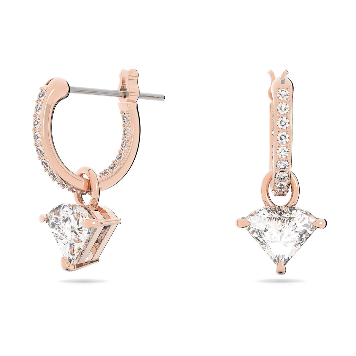 Boucles d'oreilles Swarovski Ortyx rosées