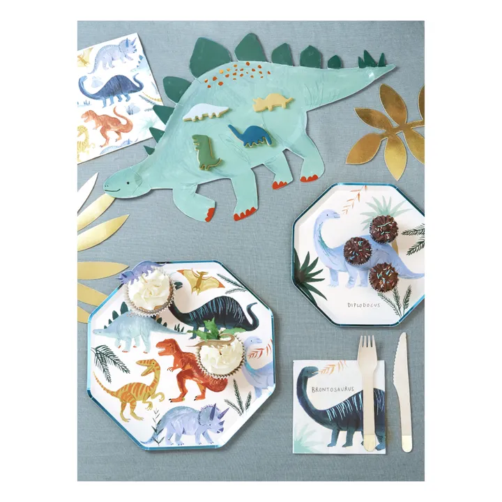Meri Meri Serviettes en papier Dinosaures - Set de 16