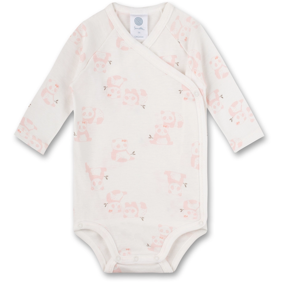 Sanetta Wickelbody Panda weiß