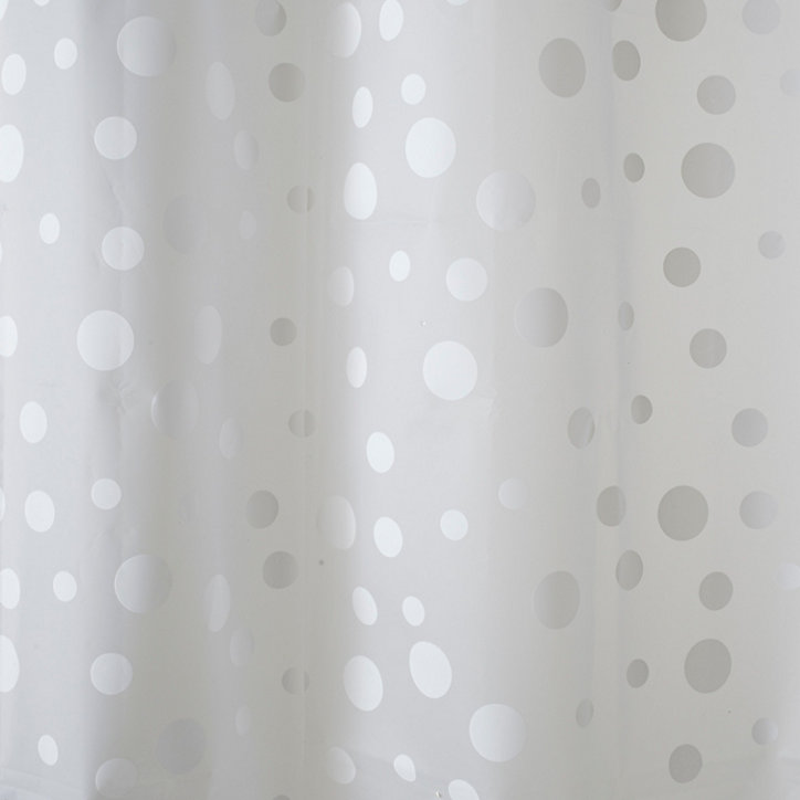 Rideau de douche transparent avec point Hiuchi 180 x 200 cm GoodHome