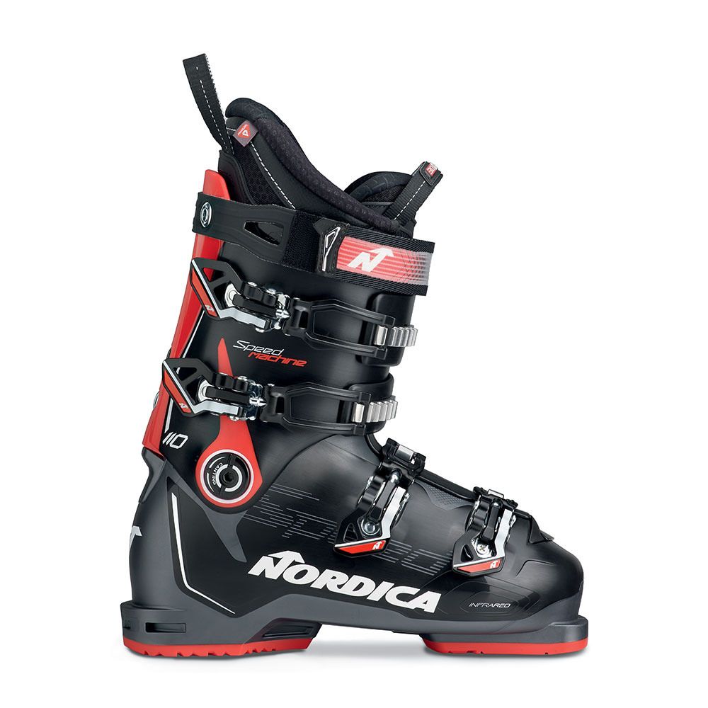 Nordica SPEEDMACHINE 110 - Chaussures ski Homme noir/anthracite/rouge