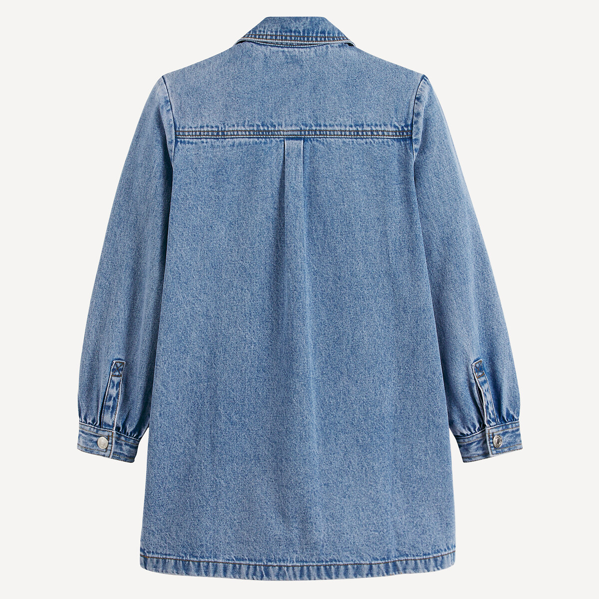 COLEÇÕES LA REDOUTE<br>Vestido jeans de manga comprida