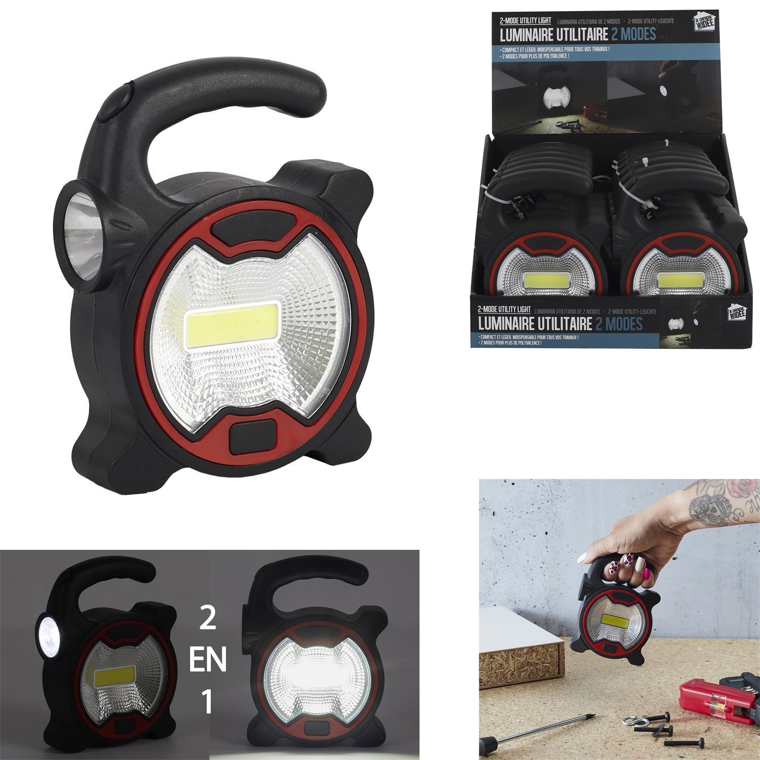 LUMINAIRE COB UTILITAIRE 2 MODES
