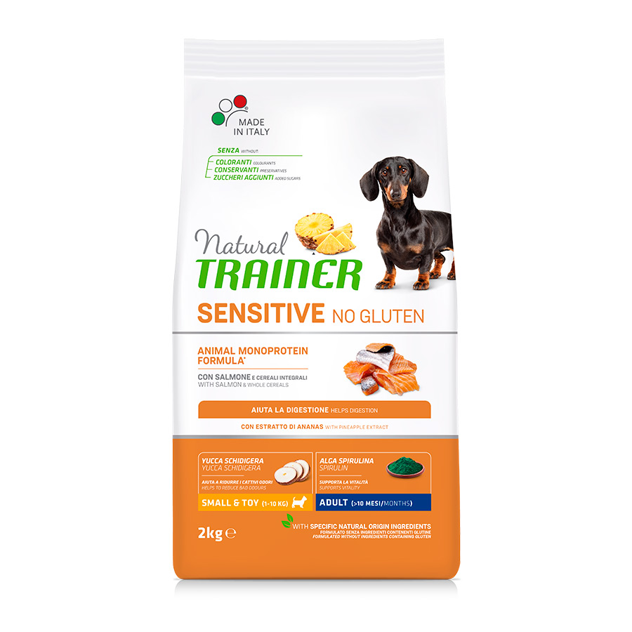 Ração Natural Trainer Adult Mini Sensitive Salmon para cães