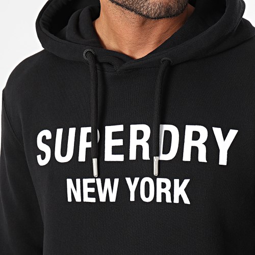 Sweat Capuche Luxury Sport Noir