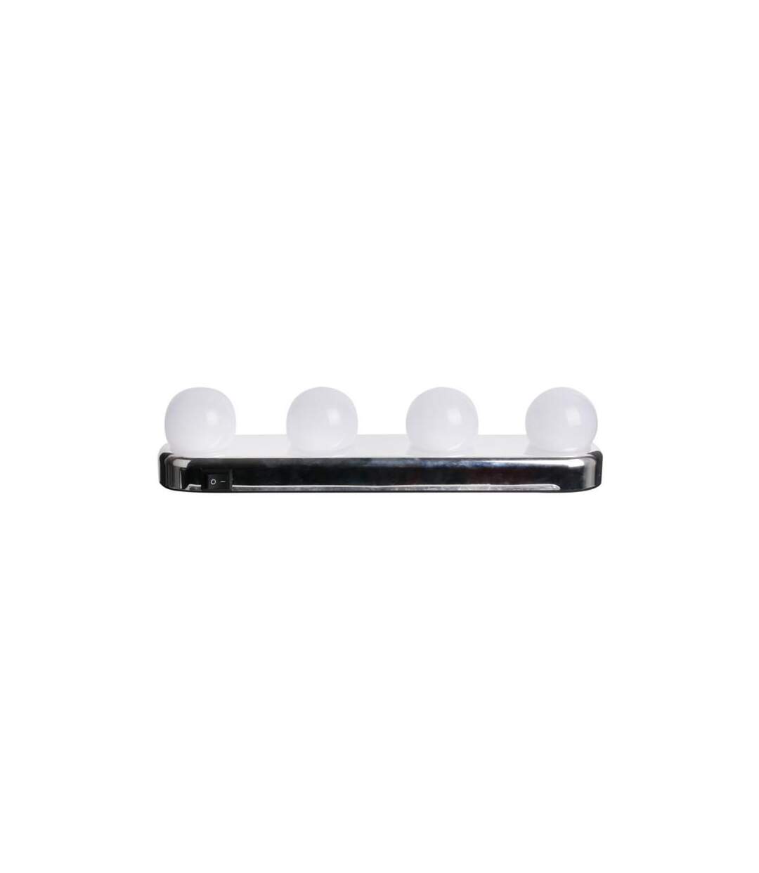 Paris Prix - Barre Lumineuse Ventouse 4 Ampoules 30cm Blanc