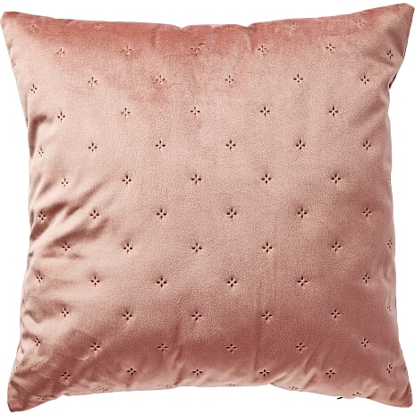 Salling pyntepude - rosa velour