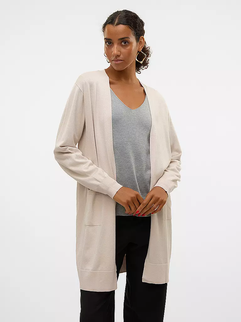 VERO MODA Strickjacke VMSILJE creme