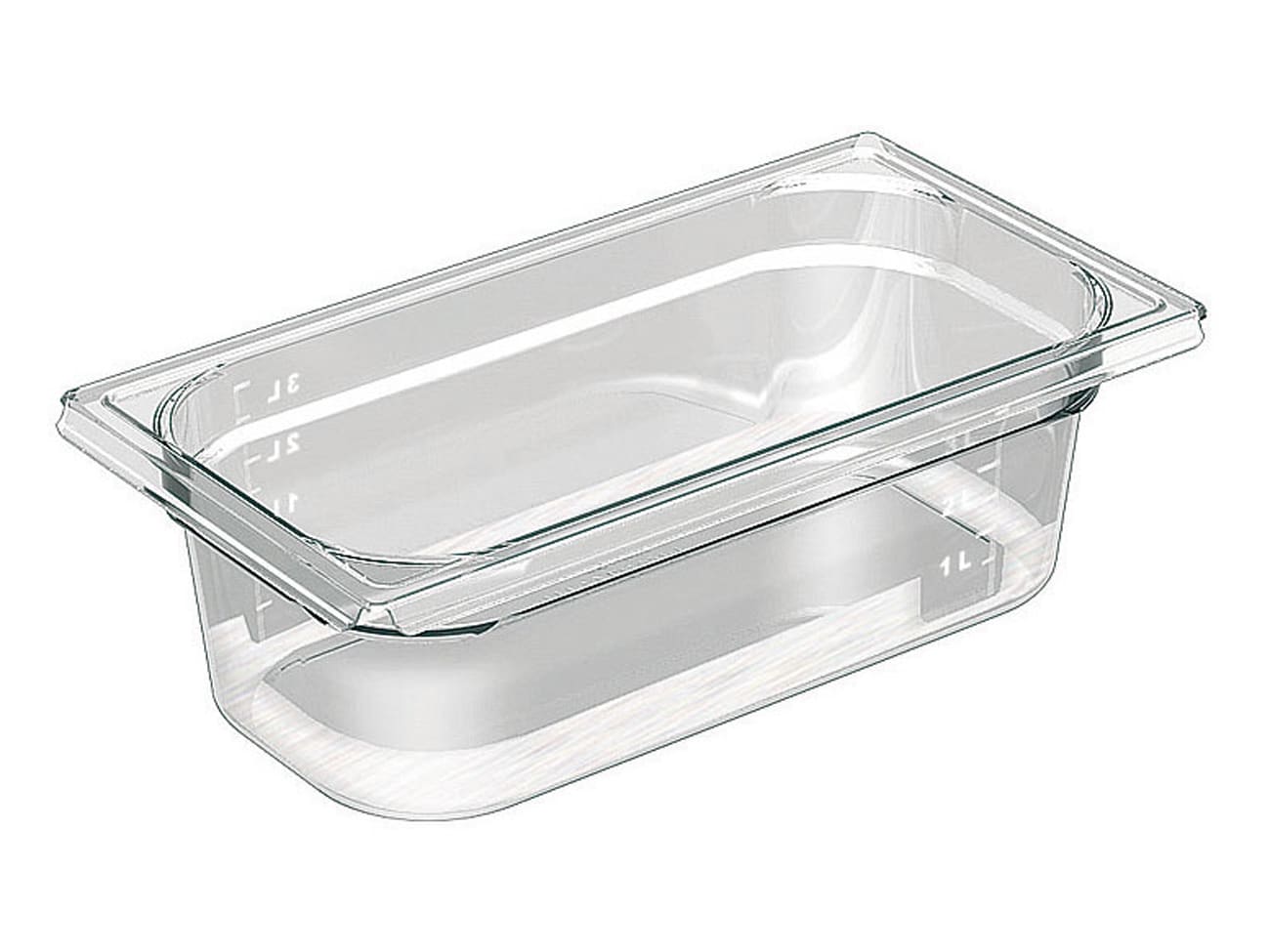 Bac gastronorme en copolyester - cristal plus GN 1/3 - Ht 6,5 cm - Matfer