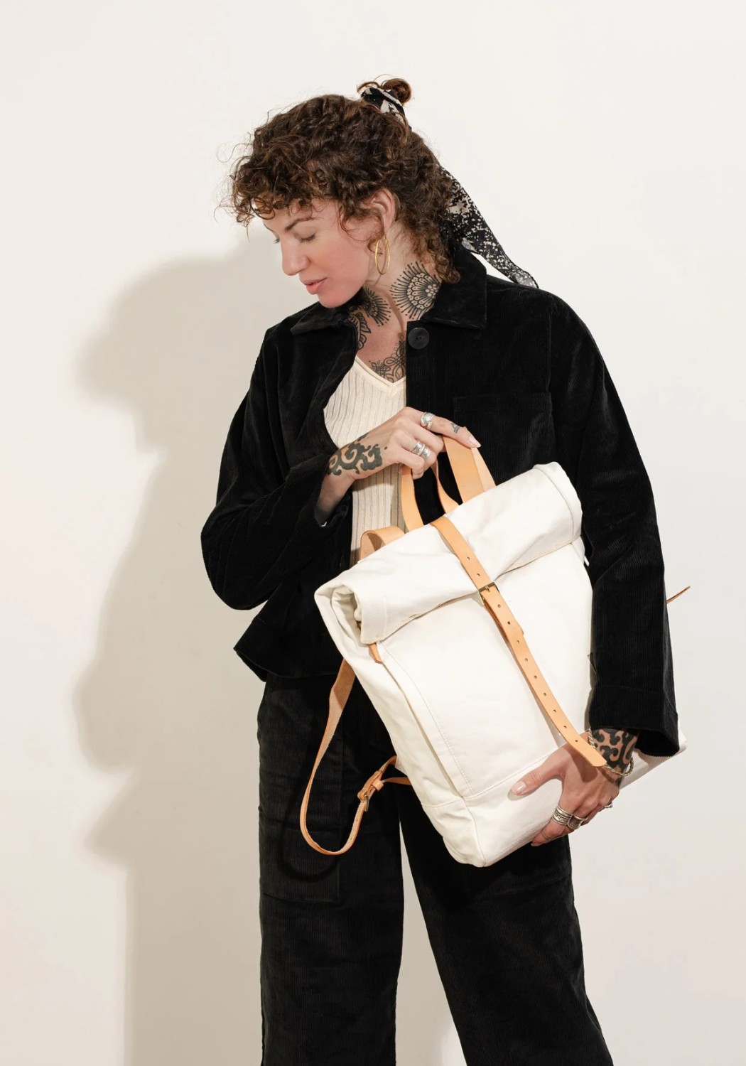 BADI Culture Roll-Over Rucksack Roll-Over Backpack Natural
