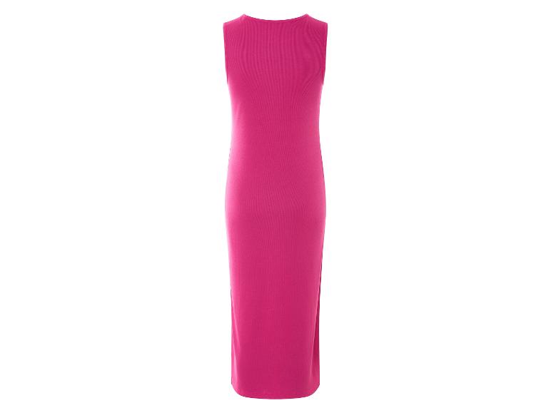 Dames jurk met ribstructuur