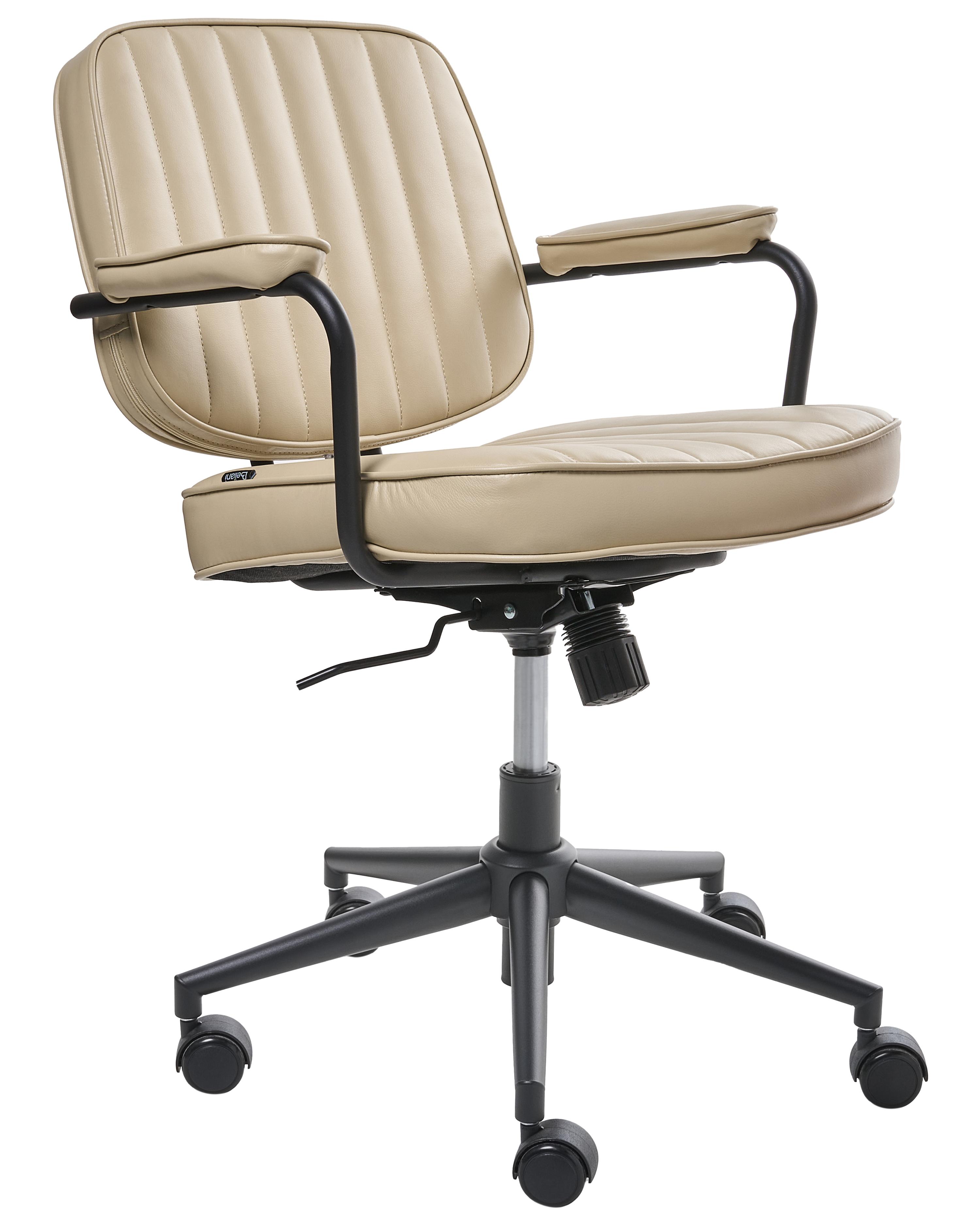 Bureaustoel BERNE Kunstleer Beige