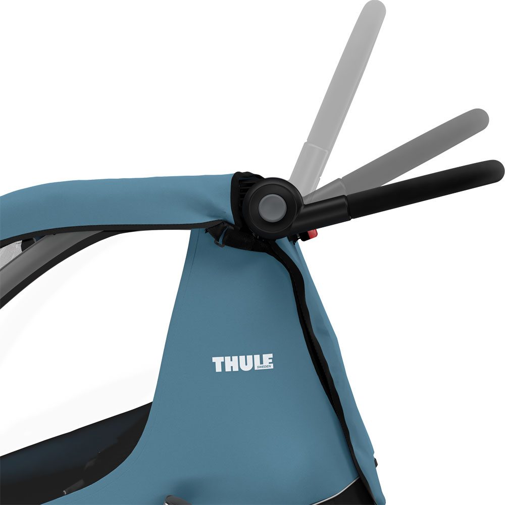Thule Courier 3 in 1 Fahrradanhänger aegean blue 2023