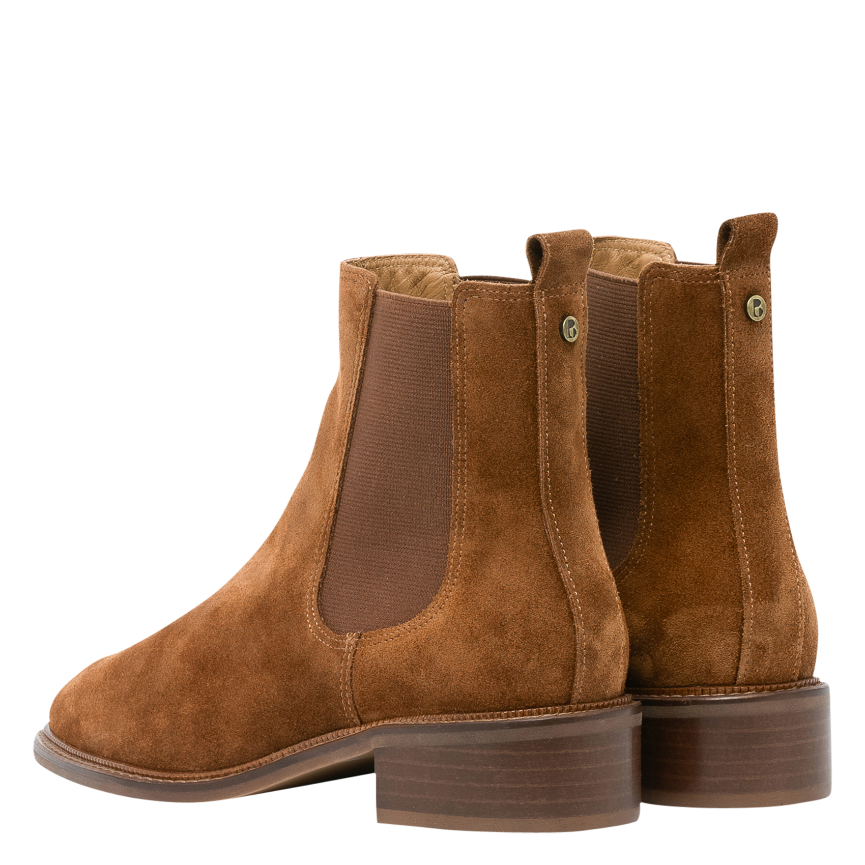 SELIA - Bottines en cuir velours| Marron