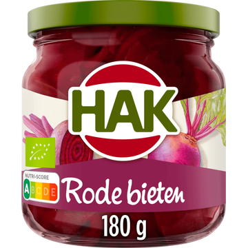 Hak Rode Bieten Schijven Bio 180 g