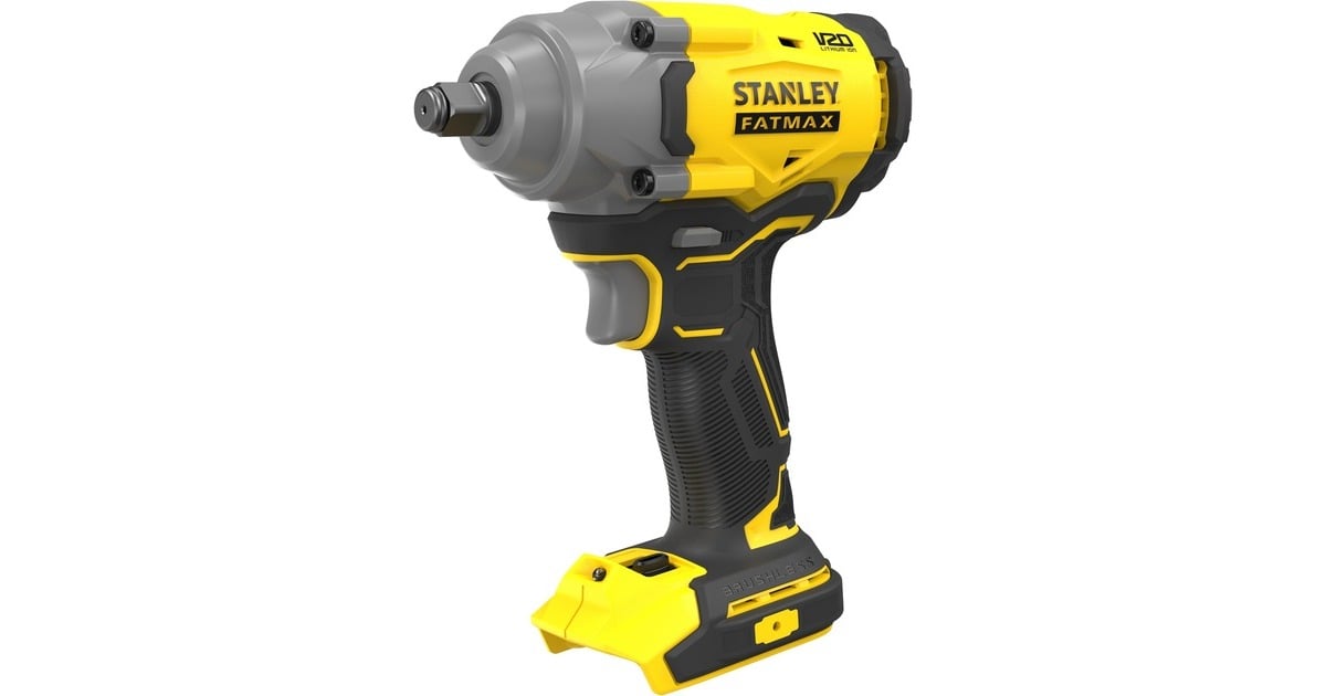 StanleyFATMAX V20 18V Brushless Slagmoersleutel SFMCF920B-XJ  (Geel/zwart, Zonder accu)