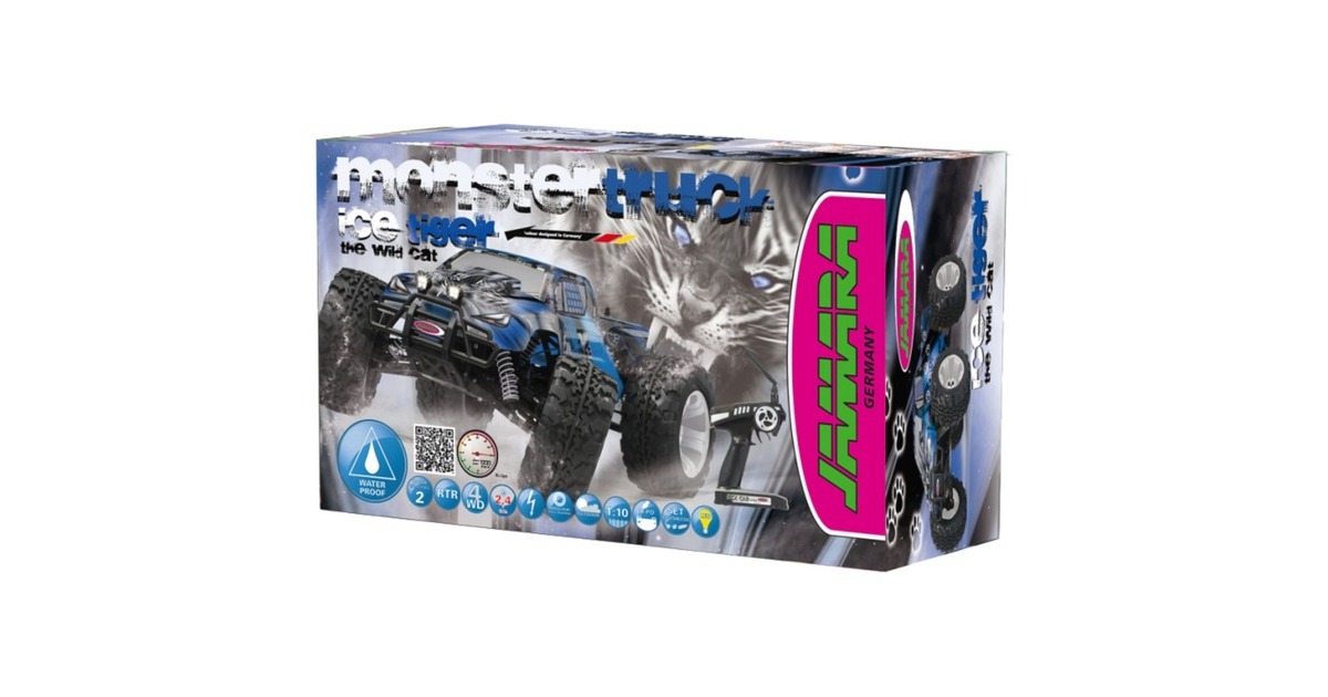 JamaraTiger Ice Monstertruck 4WD RC  (Schaal 1:10,  EP versie)