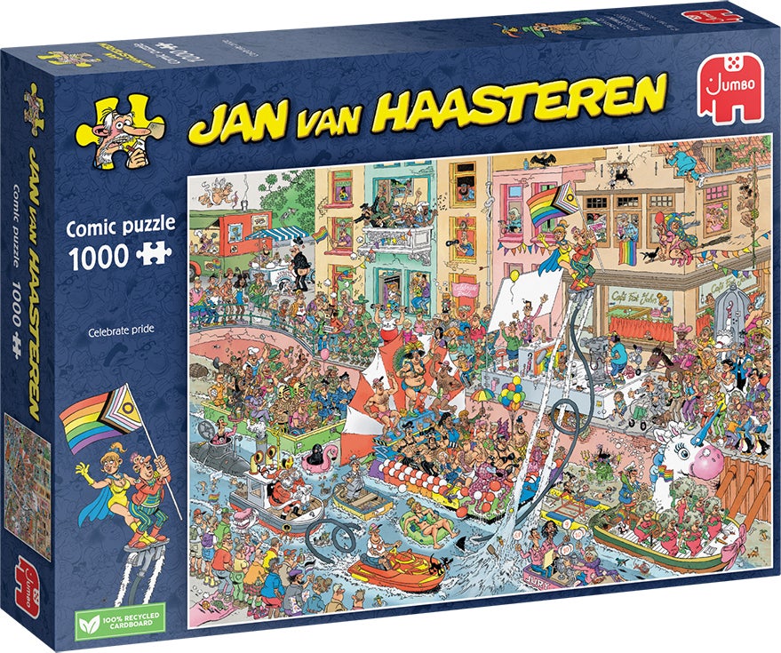 Jumbo Jan van Haasteren puzzel celebrate pride 68 x 49 cm 1000 stukjes