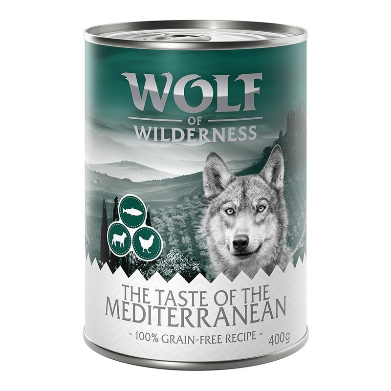 Wolf of Wilderness The Taste Of Adulte 6 x 400 g