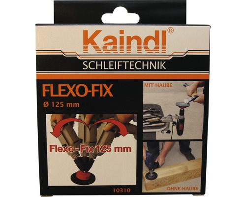 Flexo-Fix schuurschijf Kaindl Ø 125 mm incl. hechtschuurmachine 10310