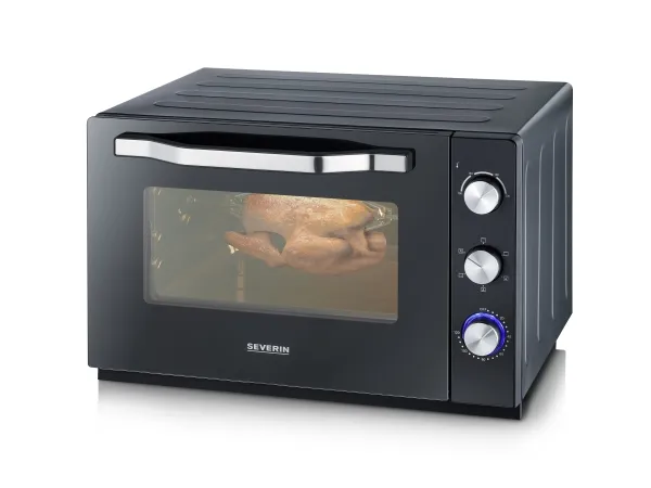 SEVERIN TO 2073 - Elektrisk ovn - konvektion - 60 liter - 2200 W - sort