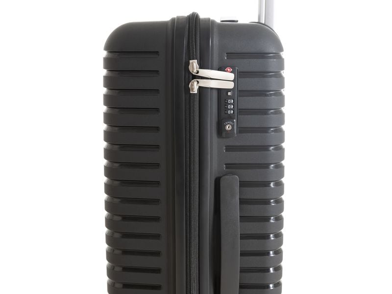 KOOR Reisekoffer Manila 40 L, Schwarz Trolley