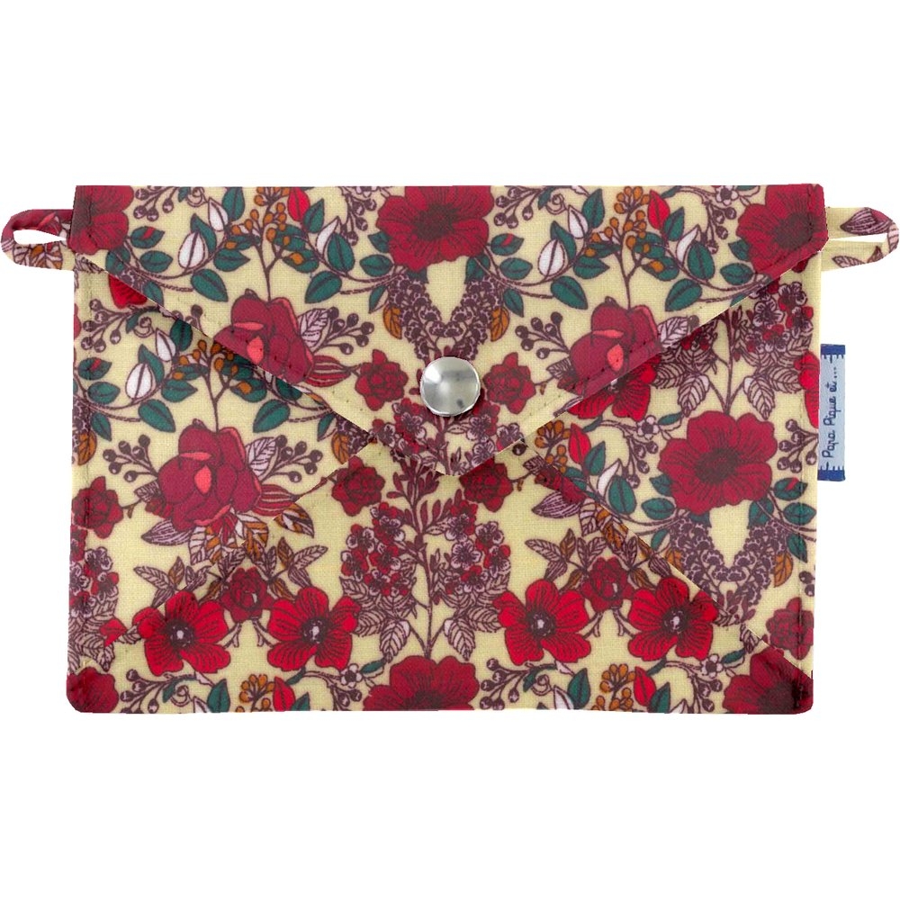 Petite Pochette Enveloppe Coquelicot