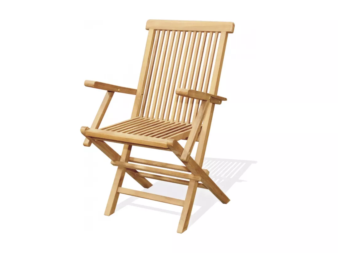 Salon de jardin Teck massif 10 à 12 personnes - Table ovale + 8 chaises + 2 fauteuils Kajang