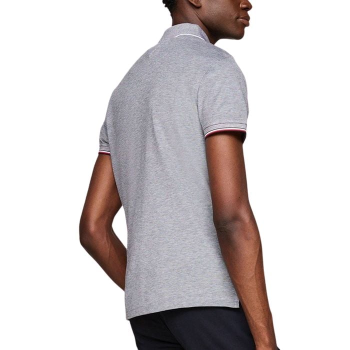 Tommy Hilfiger Mouline Oxford Tipping Slim Polo Heren