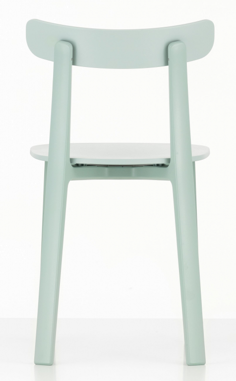 Vitra All Plastic stoel ice grey viltglijder