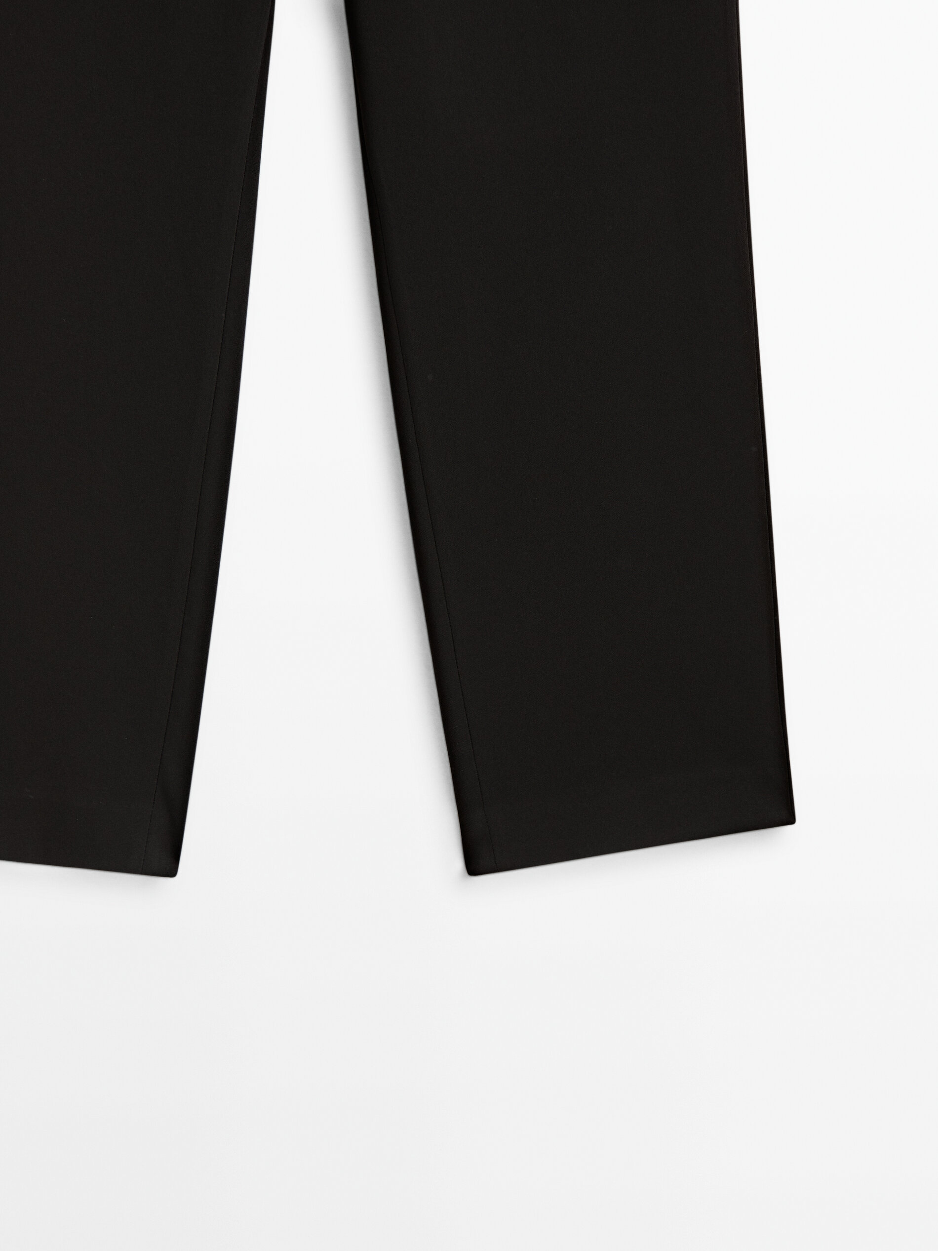 Calça crepe reta - NEGRO