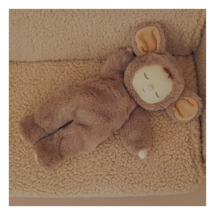 Olli Ella Doudou Cozy Dinkums Souris | Marron