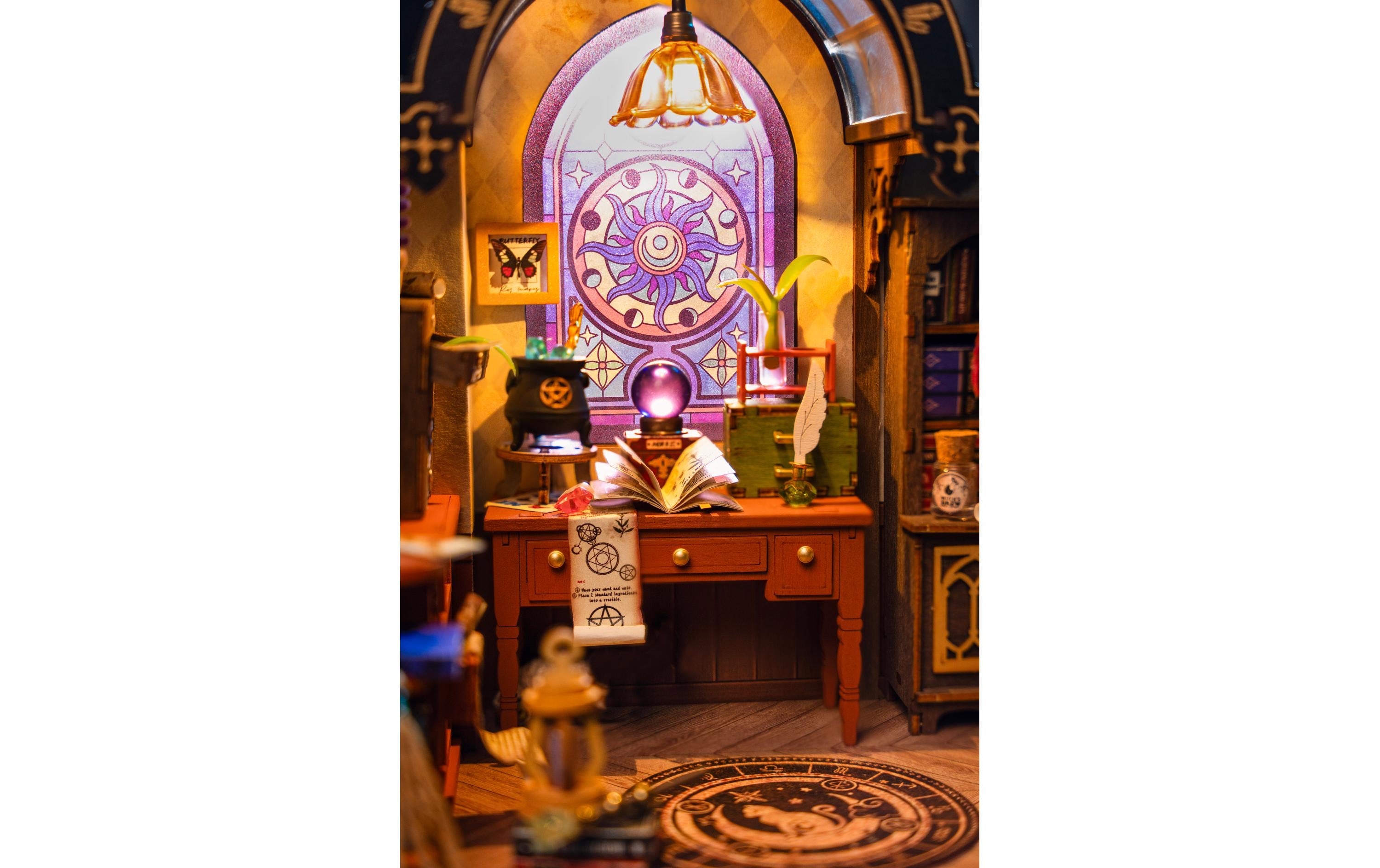 Bausatz The Magic Study 267-teilig3D-Puzzle aus lasergeschnittenen Holzteilen