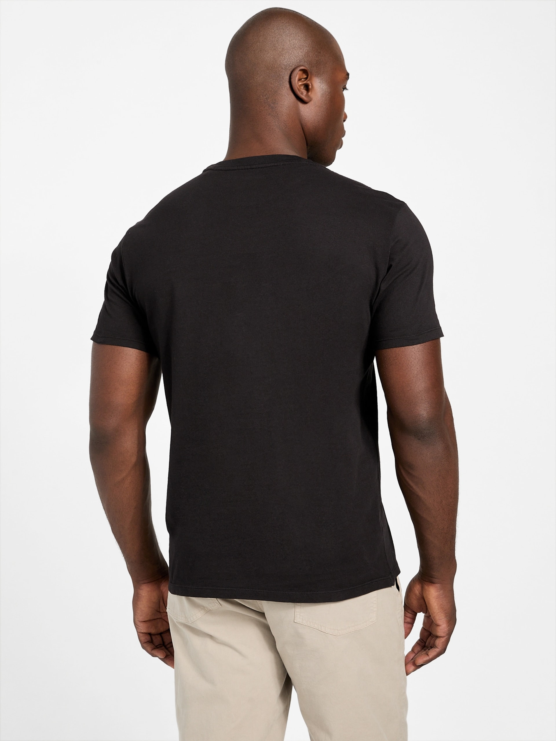 Camiseta Heritage de gola redonda em malha ecológica