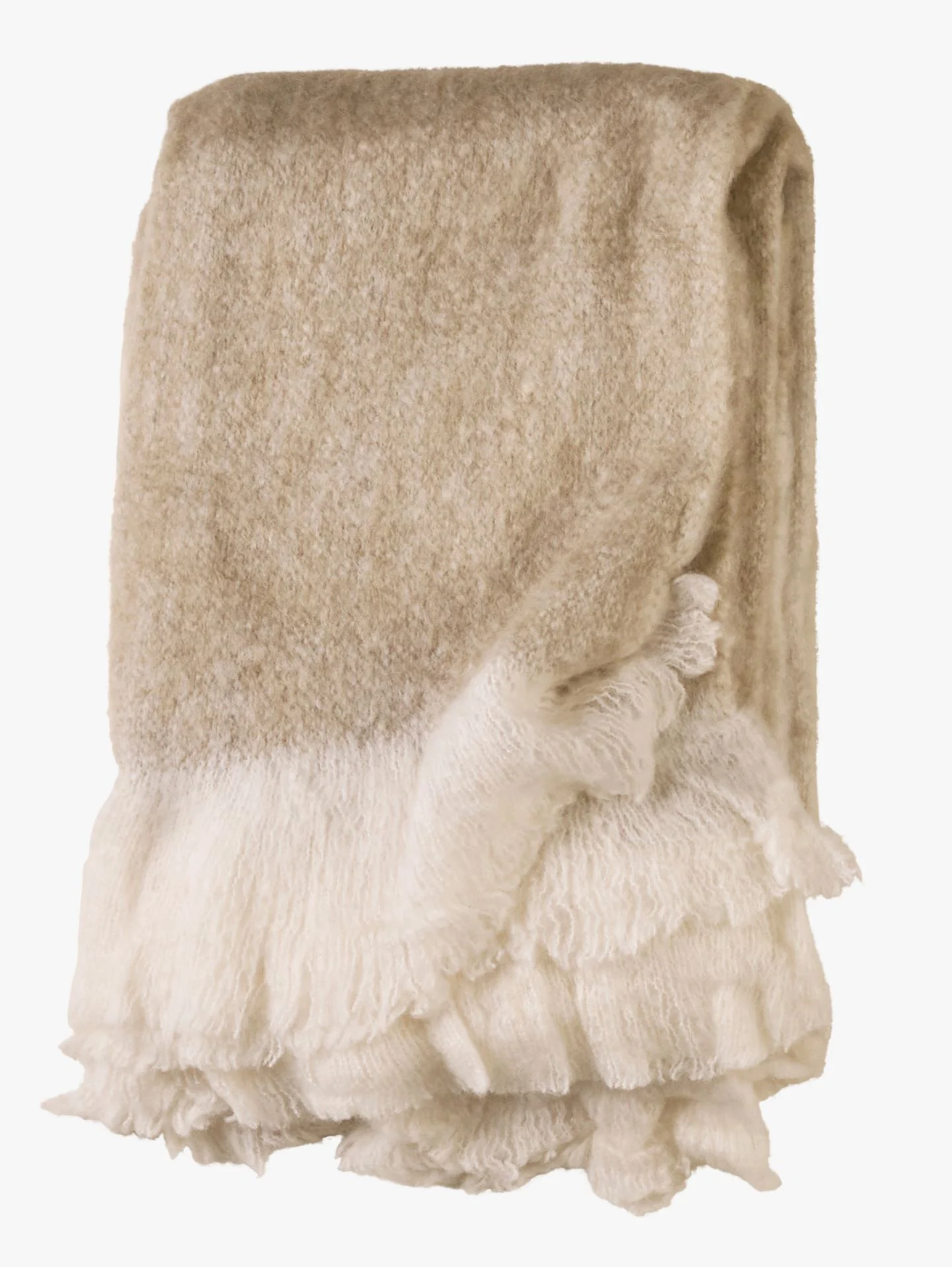 Pledd beige - 130x170 cm