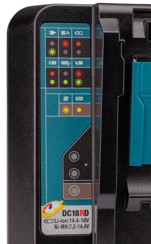 Makita Accu Starterset 18V DC18RD 4xBL1860B - 198091-4
